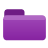 Purple folder