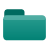 Teal folder